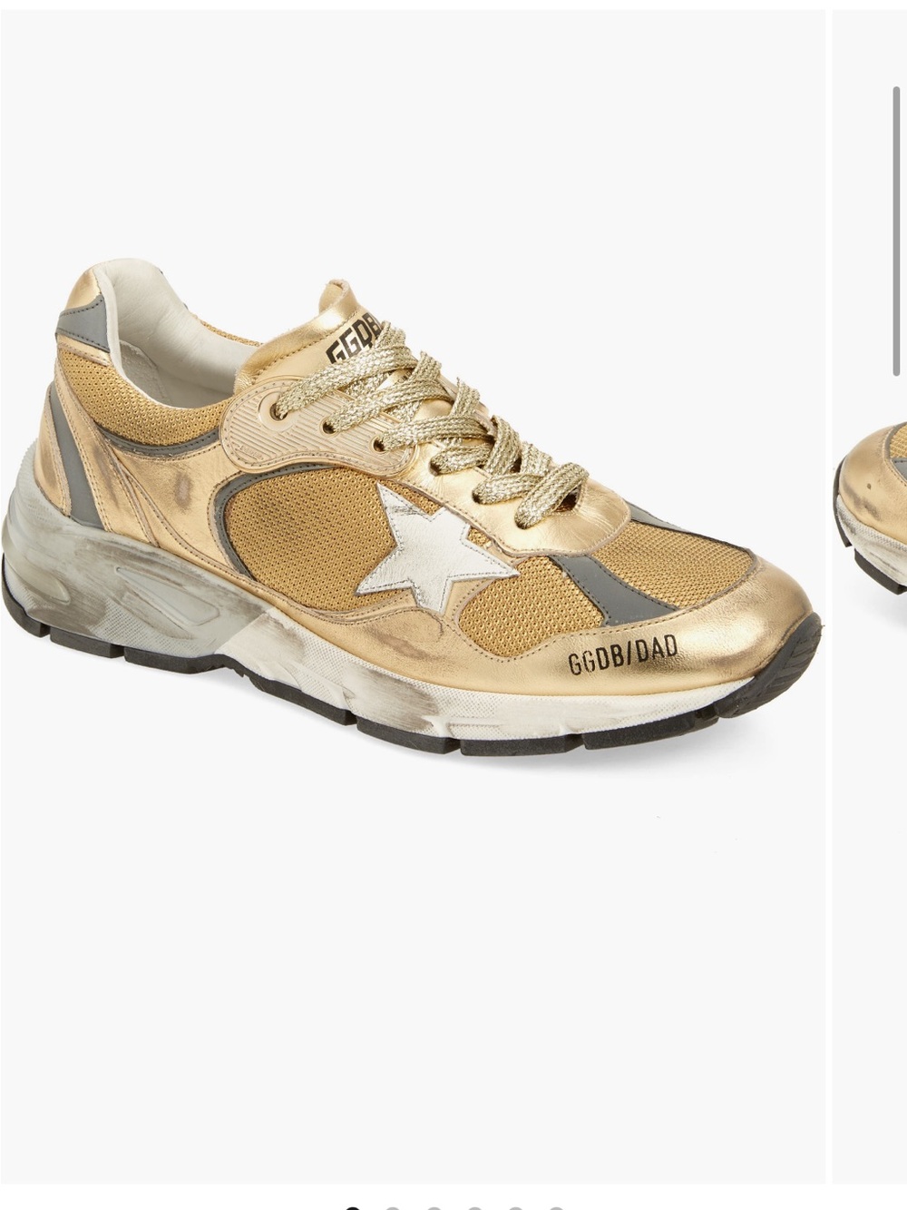Golden Goose Metallic Dad-Star
Women's Gold Sneakers